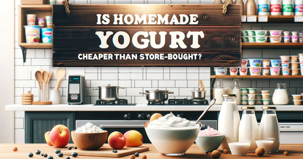 Is homemade yogurt cheaper than store-bought?