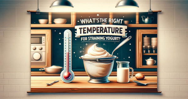 What's the right temperature for straining yogurt?