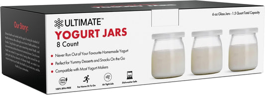 8 pieces Ultimate Yogurt Jars (6oz each)