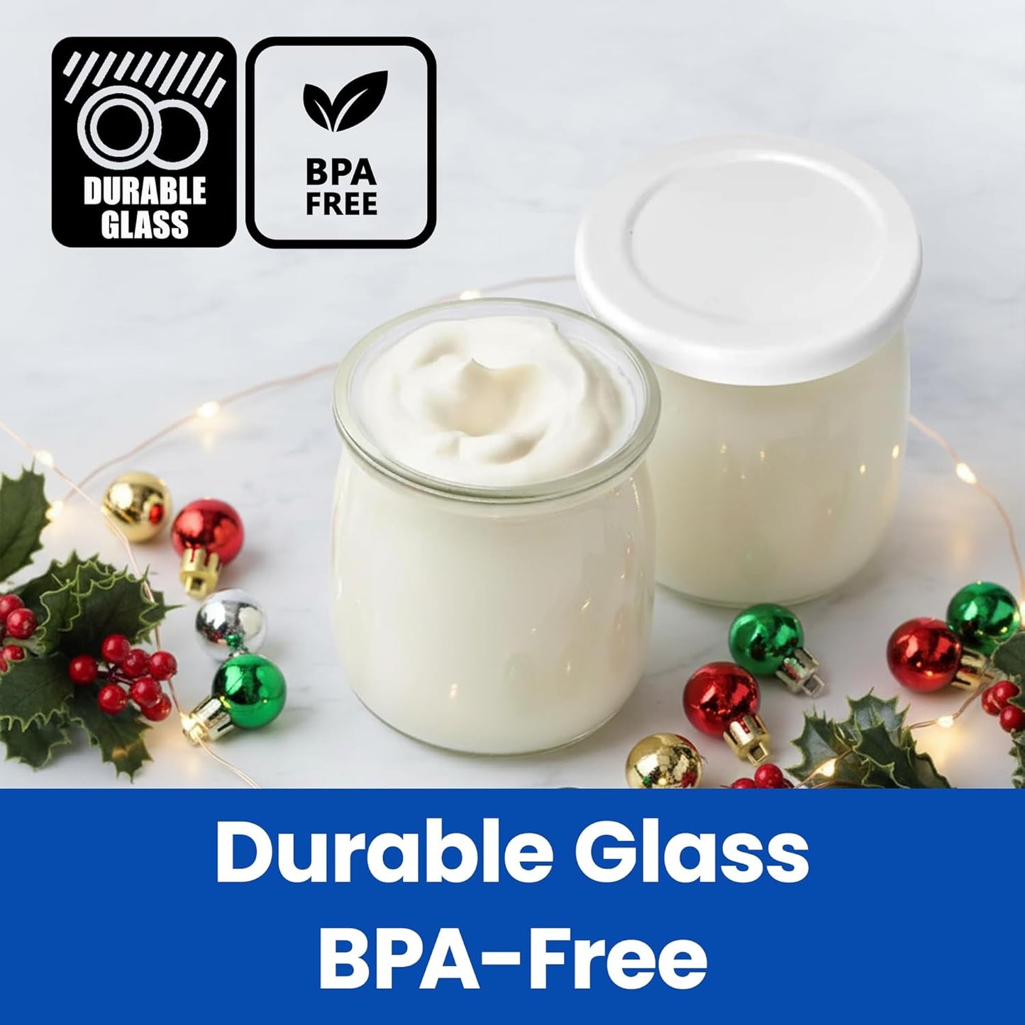 8 pieces Ultimate Yogurt Jars (6oz each)