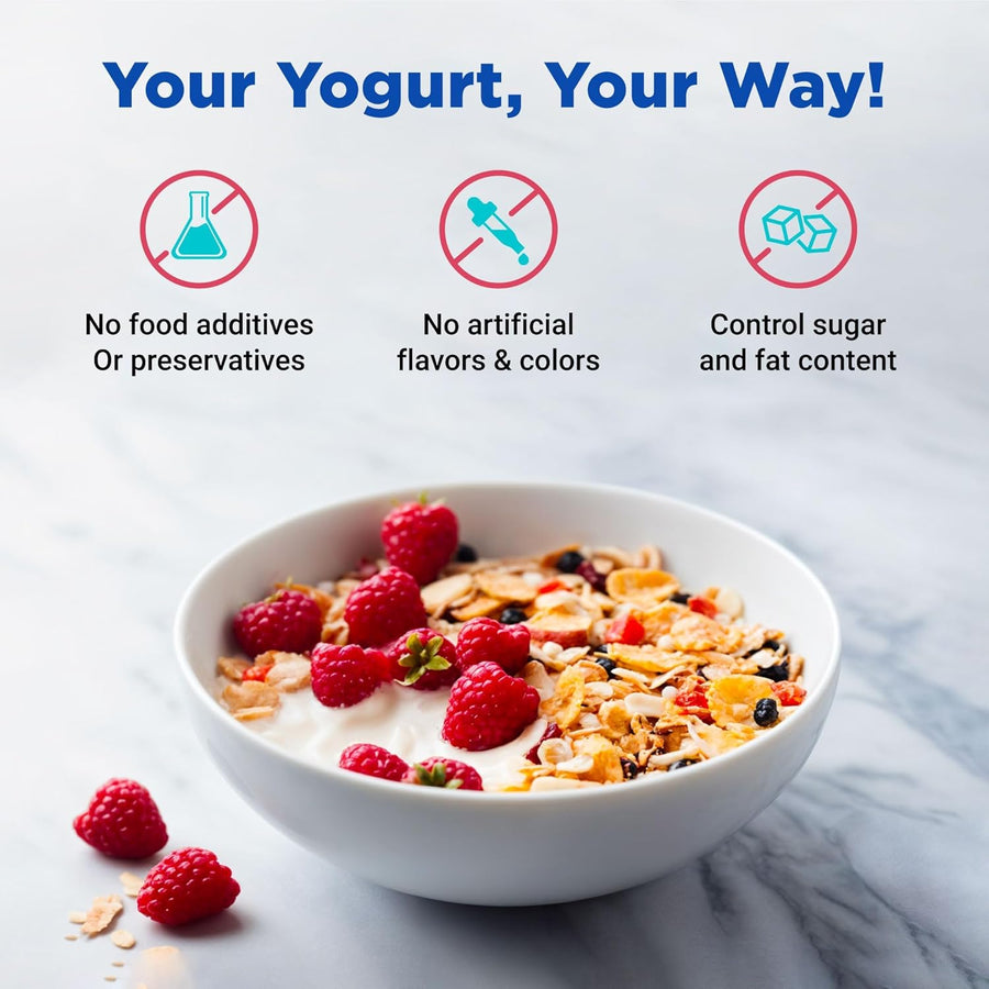 Your yogurt, your way with Ultimate Yogurt Maker