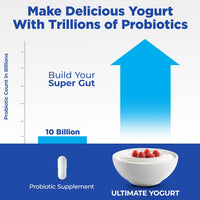 Make delicious yogurt with trillions of probiotics using the Ultimate Yogurt Maker