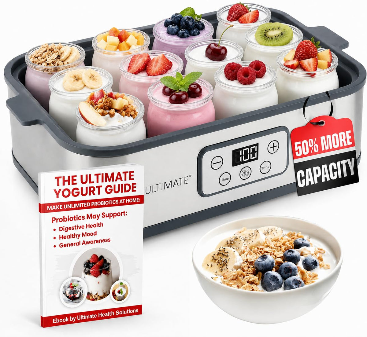 Ultimate Probiotic Yogurt Maker XL