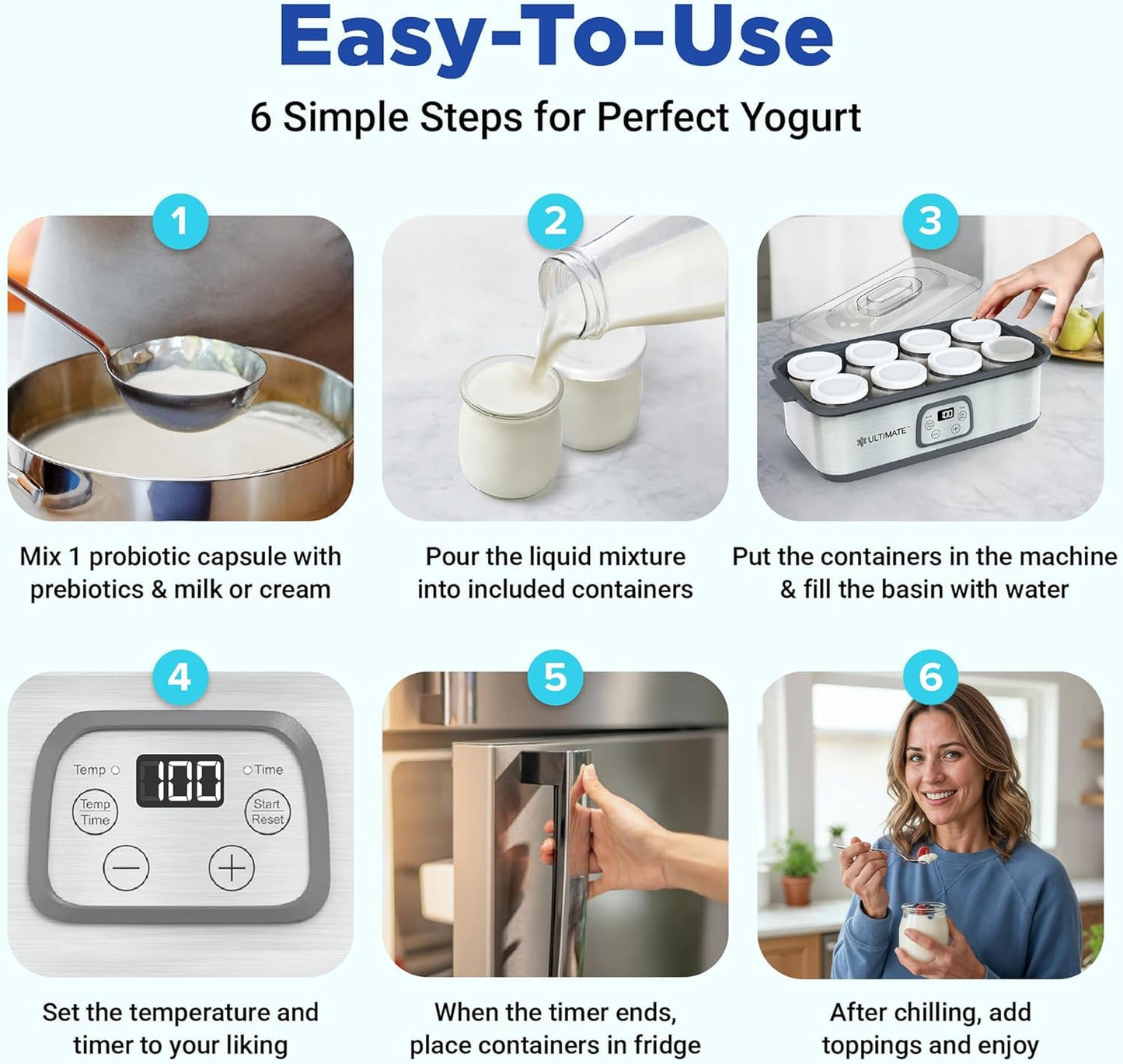 only-With 8 Jars - 6oz Each