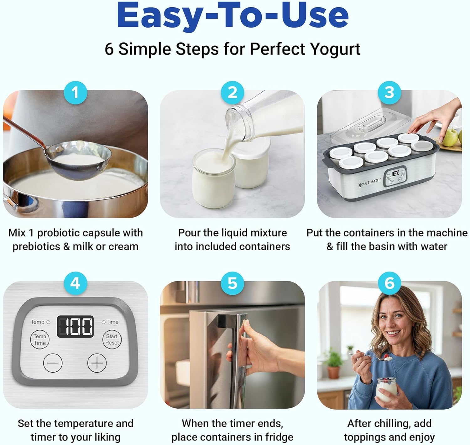 only-With 8 Jars - 6oz Each