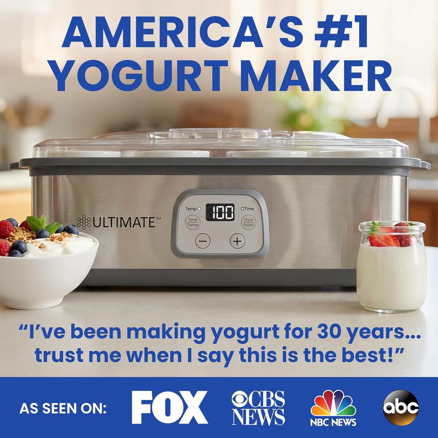 Ultimate Probiotic Yogurt Maker