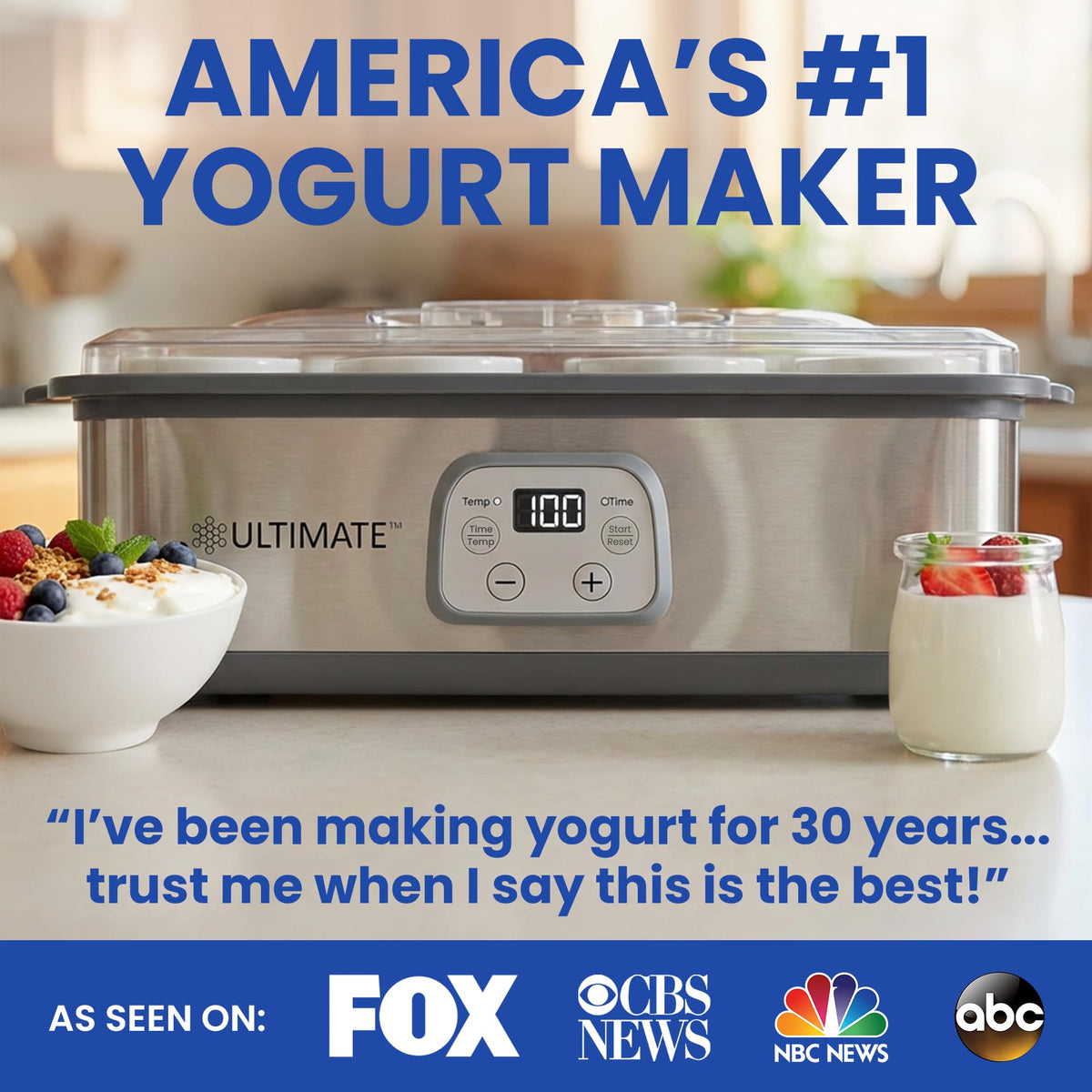 Ultimate Probiotic Yogurt Maker