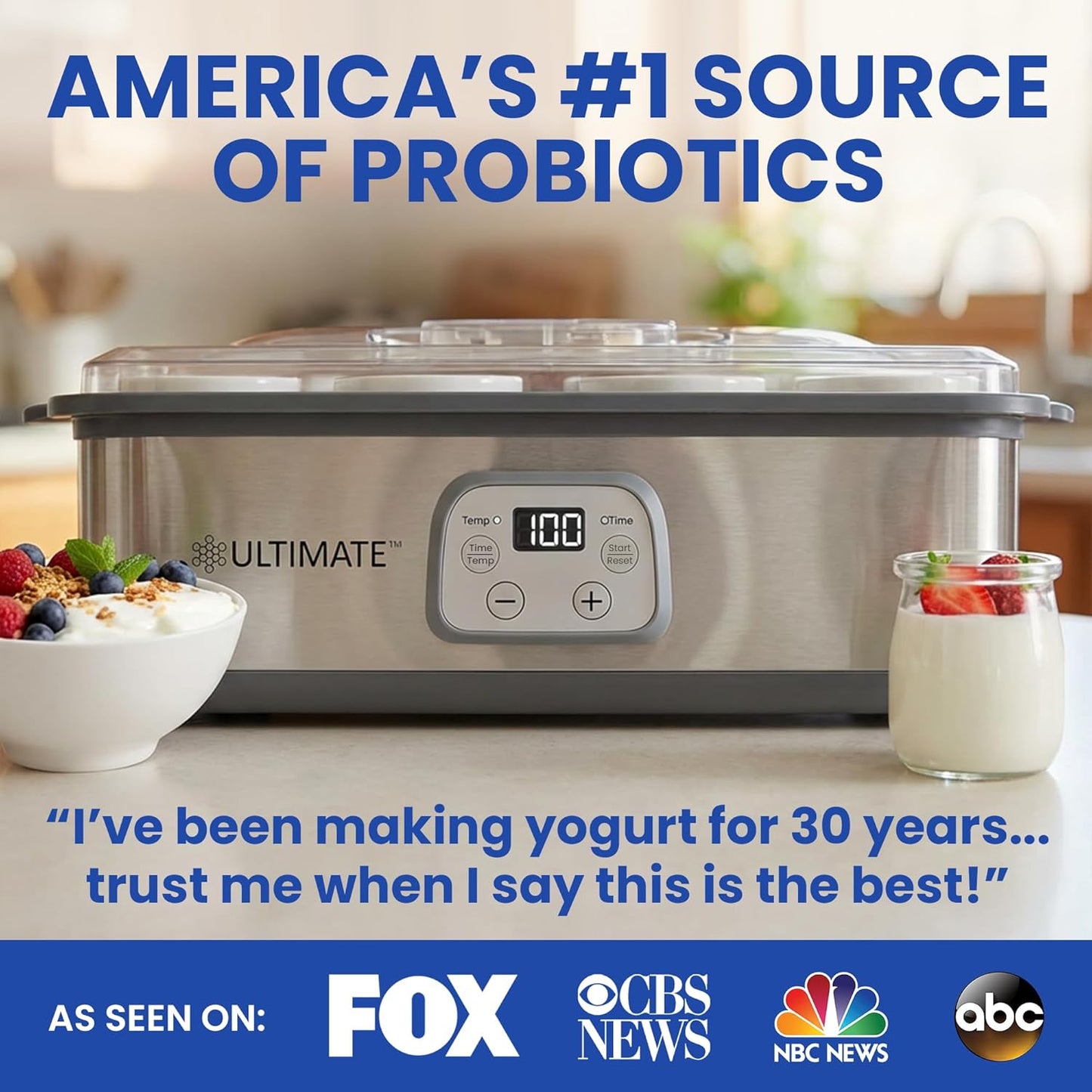 Ultimate Probiotic Yogurt Maker