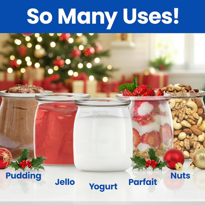 8 pieces Ultimate Yogurt Jars (6oz each)