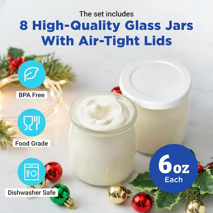 only-With 8 Jars - 6oz Each