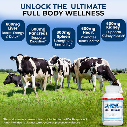 Ultimate Grass Fed Beef Organs