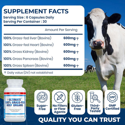 Ultimate Grass Fed Beef Organs
