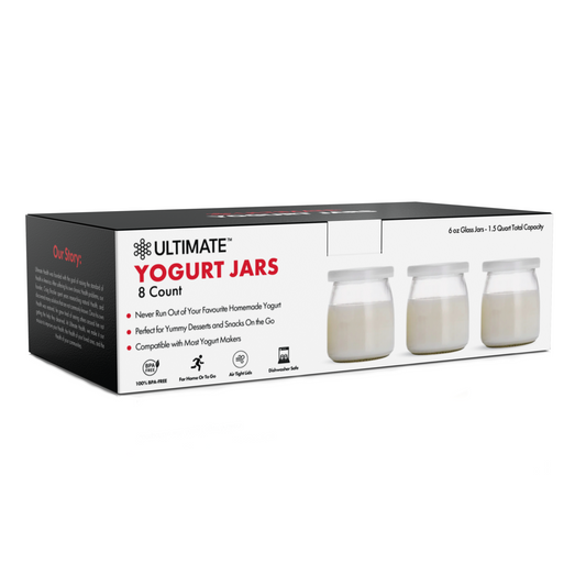 8 pieces Ultimate Yogurt Jars (6oz each) - Ultimate