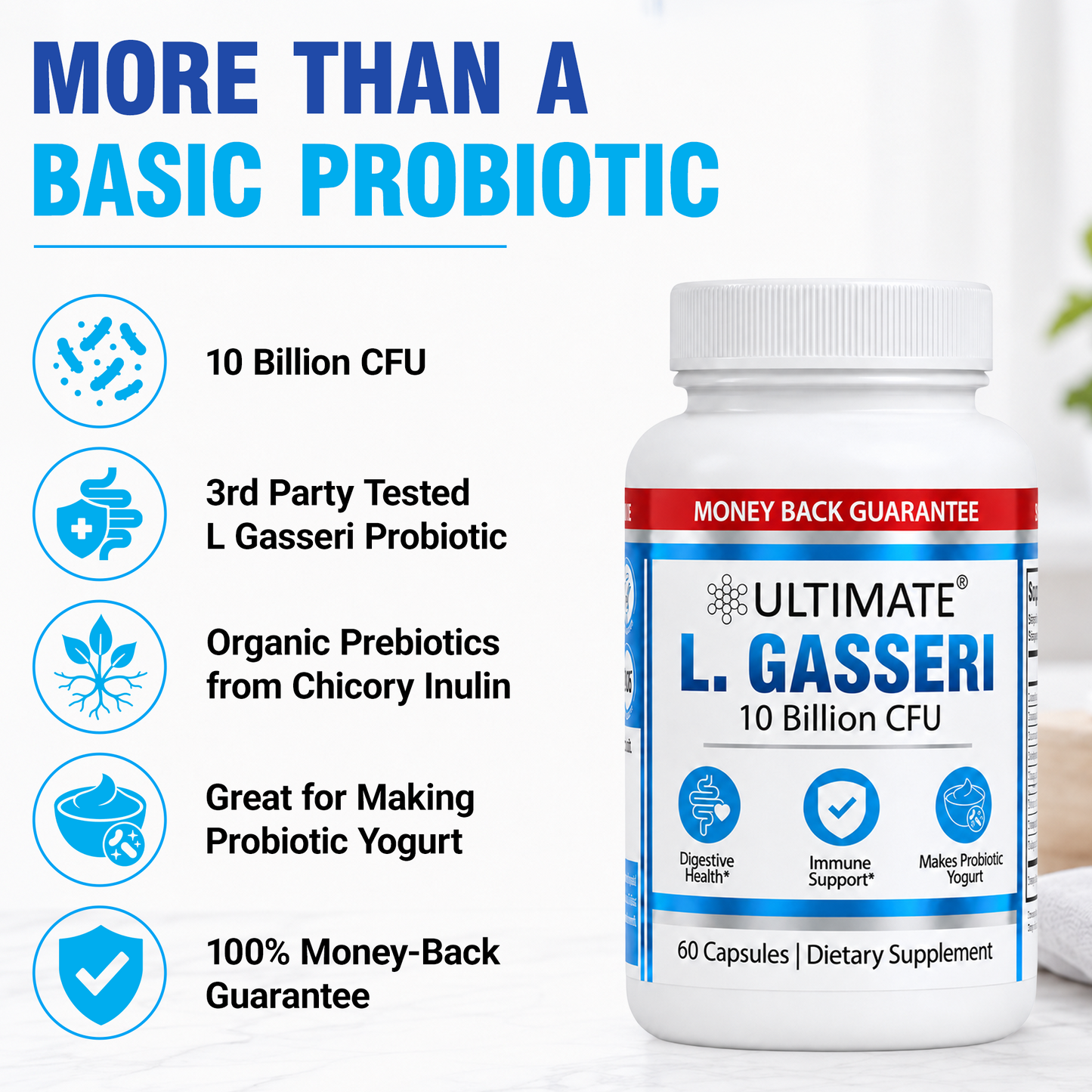 Ultimate L. Gasseri Probiotic Capsules